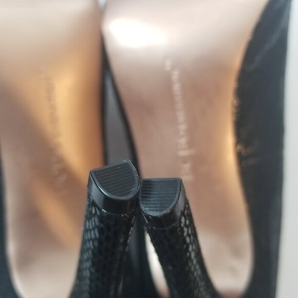 BCB Generation Women's Snake Skin Black Stiletto heels Sz 8M - Picture 6 of 8